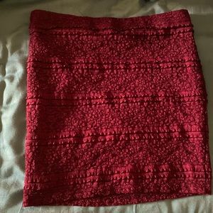 Forever 21 burgundy skirt